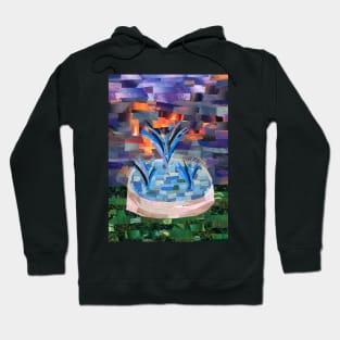 Fountain Under a Setting Sun Hoodie